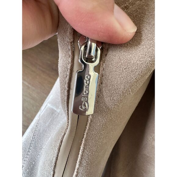 Blondo Drew Waterproof Bootie Size 8.5 Front Zip Lug Sole Ankle Boot - Picture 7 of 7